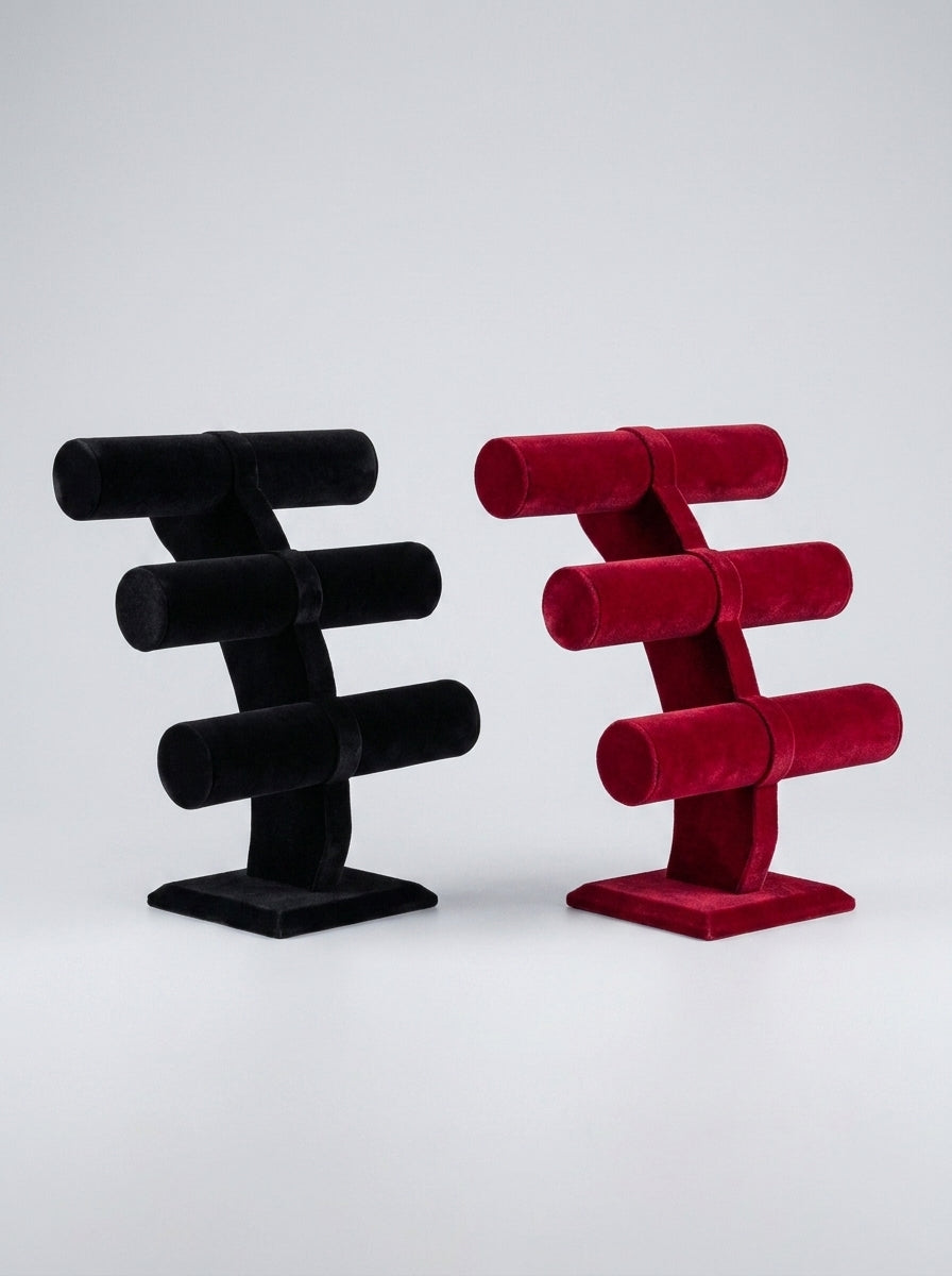 3-Tier Velvet Bracelet & Bangle Display Stand