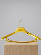 Luxury Gold Suit Hangers with Trouser Bar — Pack of 12