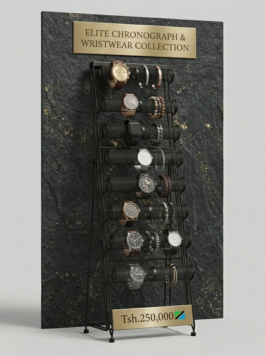 Watch & Bracelet Multi-Tier Display Rack (10-Tier Freestanding)