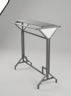 Industrial Y-Frame Multi-Rail Garment Display Rack