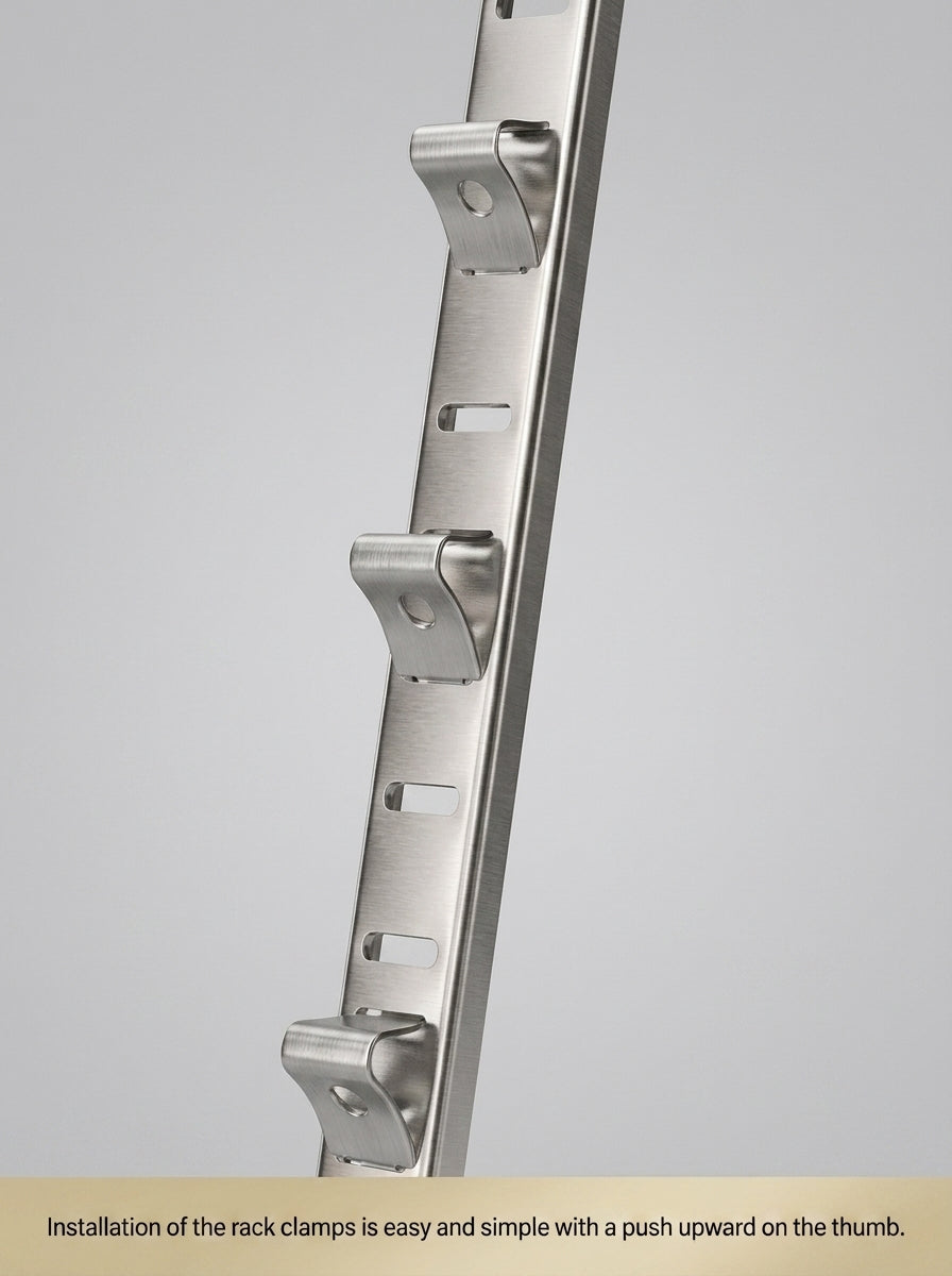 Adjustable Shelf Track Rail