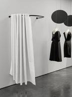Arc Fitting Room Curtain Rod