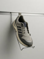 Chrome Wire Shoe Display for Slatwall Display Board Panels (12pcs)