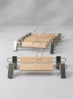 Premium Kids' Wooden Clip Hangers (12pcs)