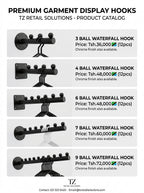 Wall mount display stand with ball pegs – photo 3