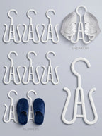 Multi-Hook Shoe & Slipper Hangers (10pcs)