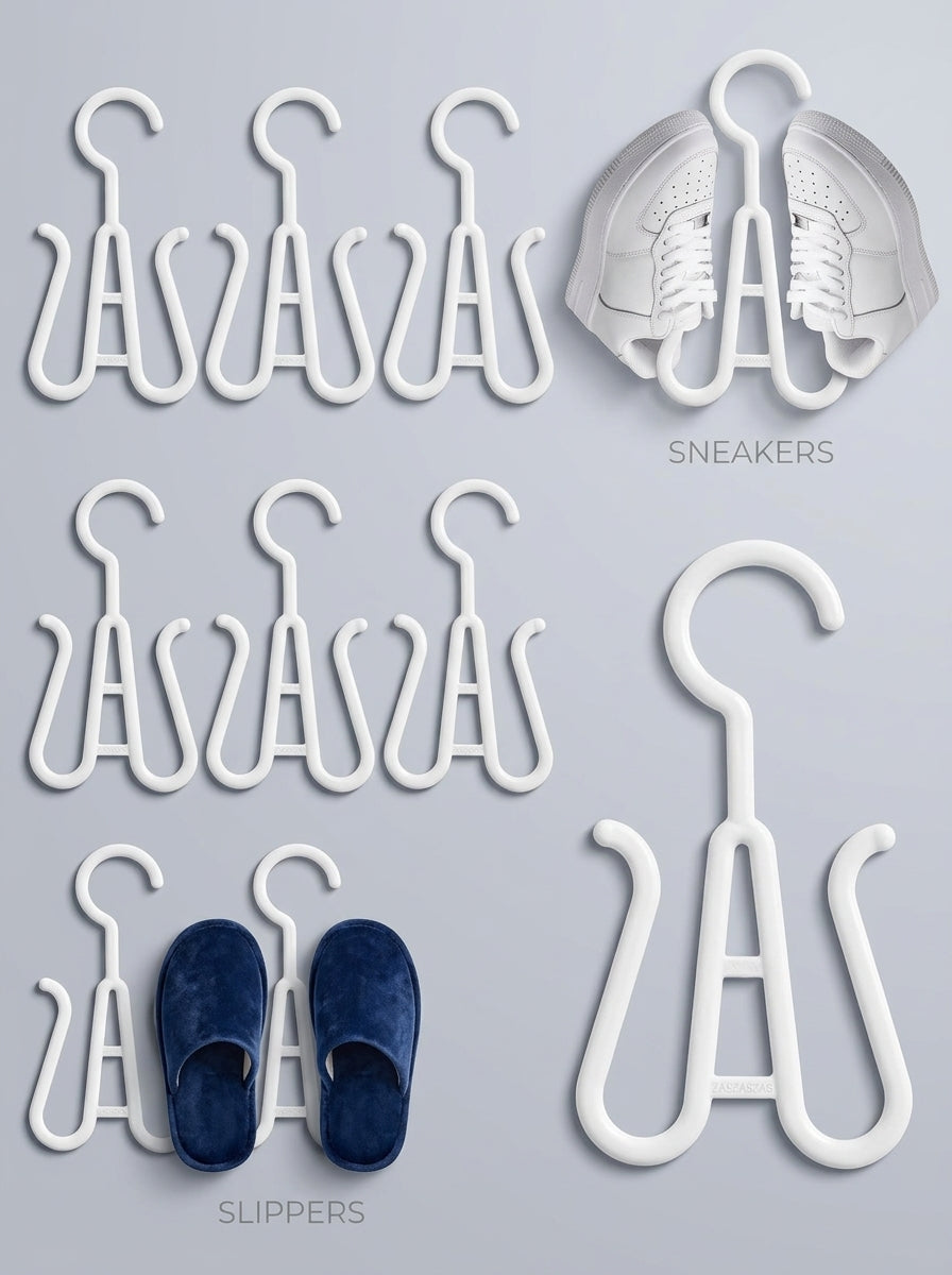 Multi-Hook Shoe & Slipper Hangers (10pcs)