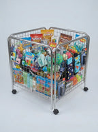 Folding Wire Merchandising Display Bin