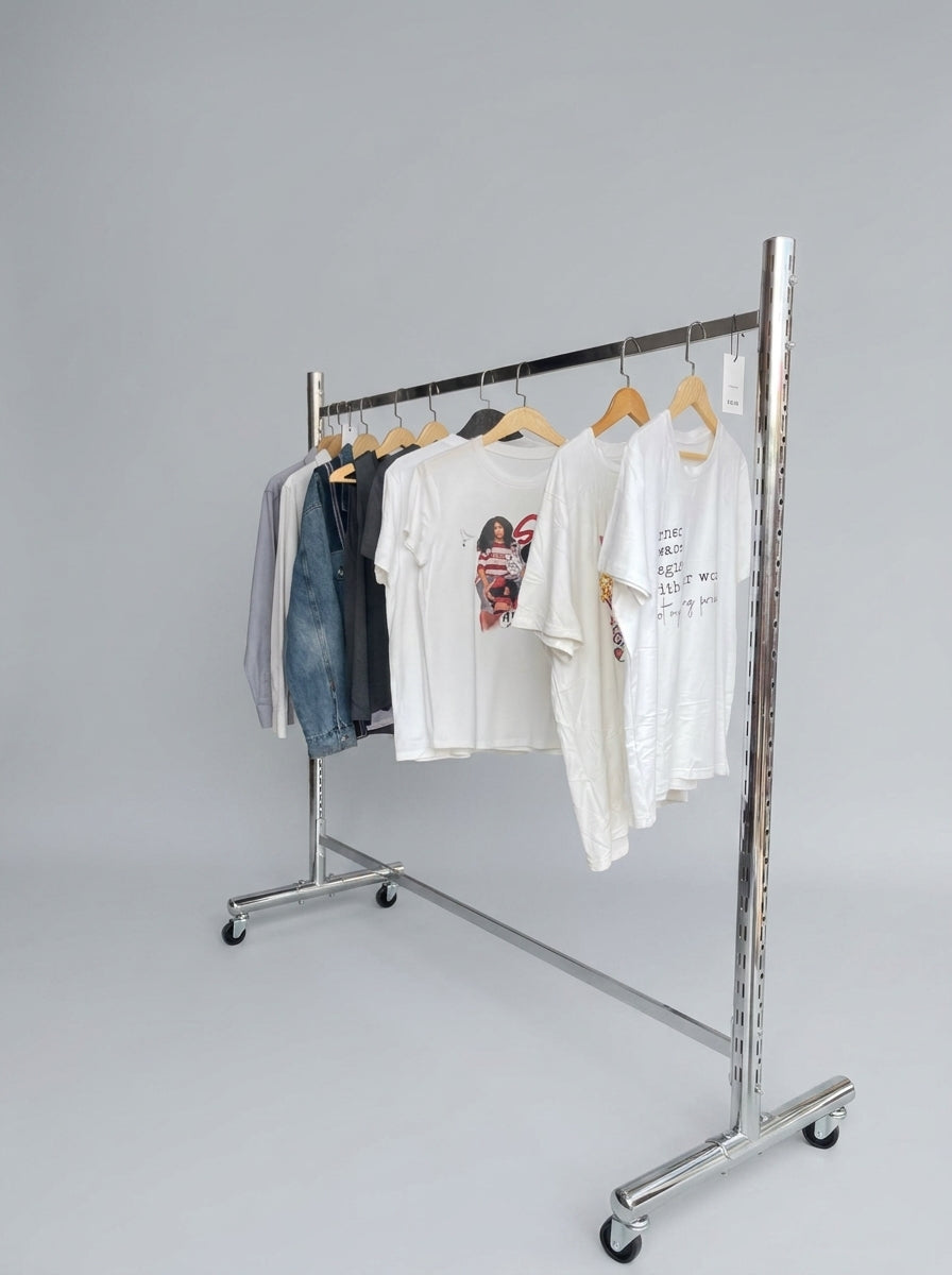 Rolling clothes rack – portable garment rack Tanzania