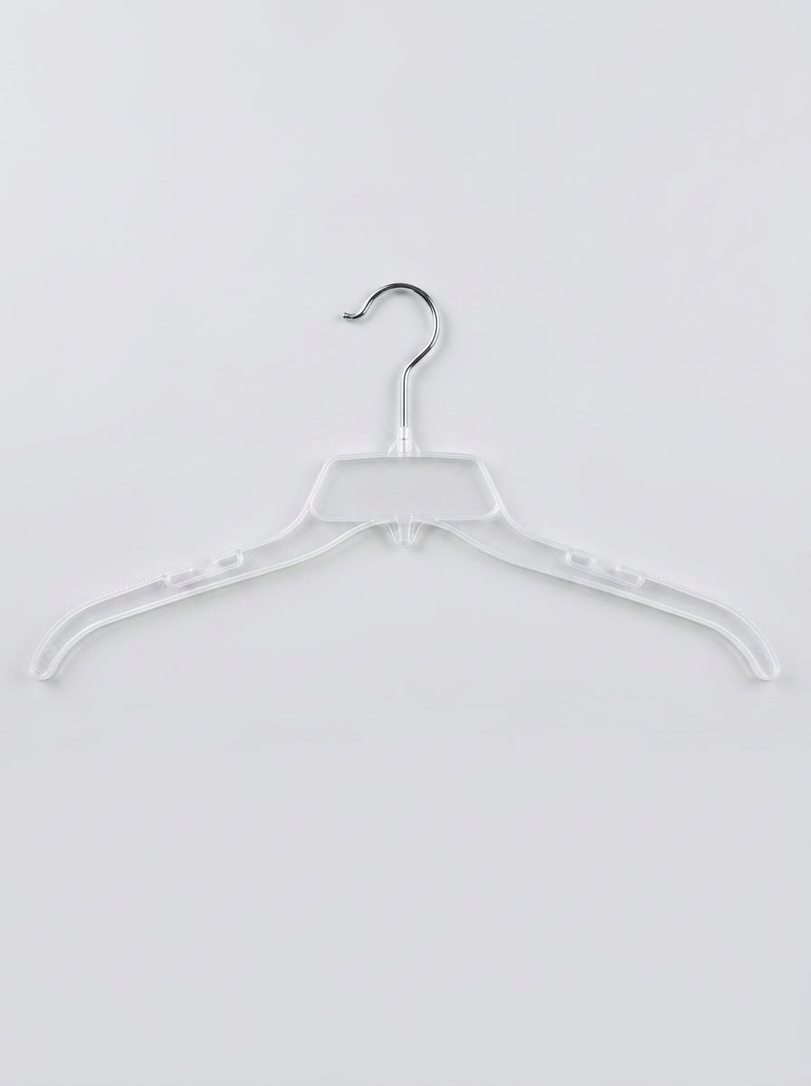 Clear Plastic Clothes Hangers (10pcs)