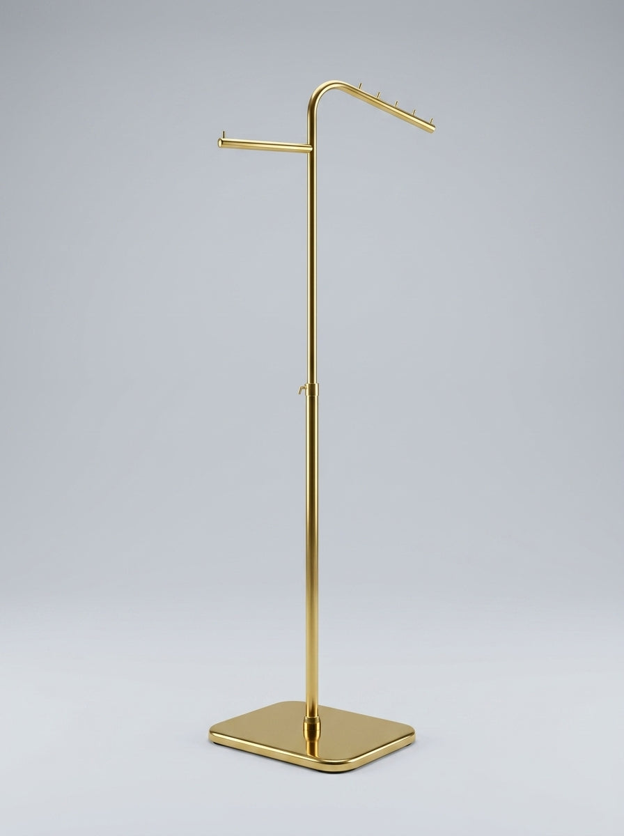 Adjustable Brass Multi-Use Display Stand