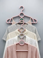 Plastic garment hangers 5 pieces – photo 2