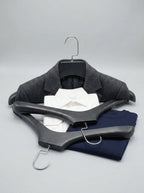Premium Wide-Shoulder Garment Hanger — Matte Black