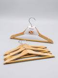 Premium eco-friendly wooden kids hanger set 12 pieces – Tanzania