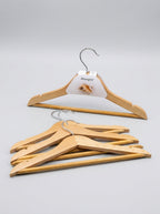 Premium eco-friendly wooden kids hanger set 12 pieces – Tanzania