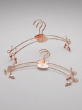 CONNEC Premium Rose Gold Lingerie Hangers (Pack of 10)