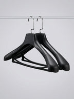 Luxury Suit Hanger Set – Matte Black