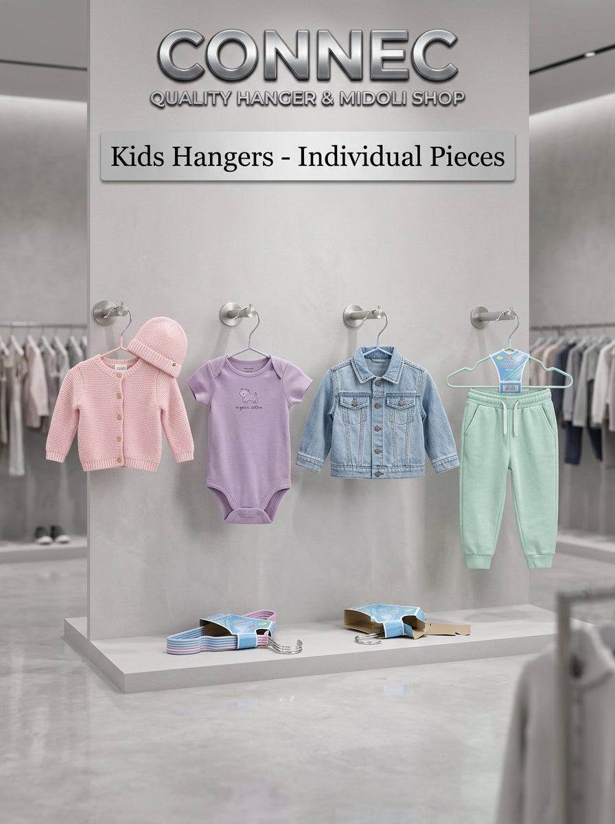 Qinsu Kids Hangers - 10pcs Bundle