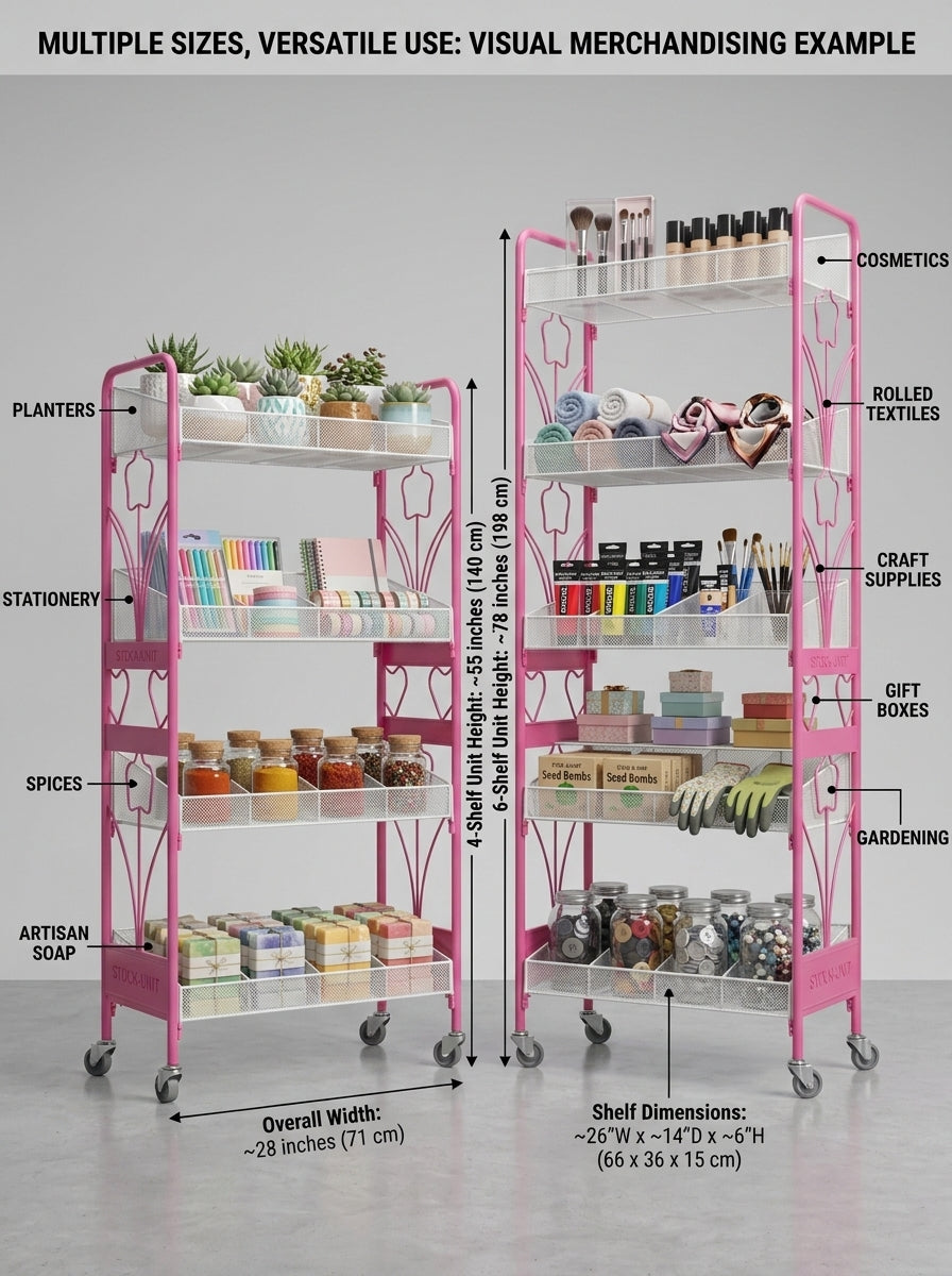 Modular Rolling Display Rack