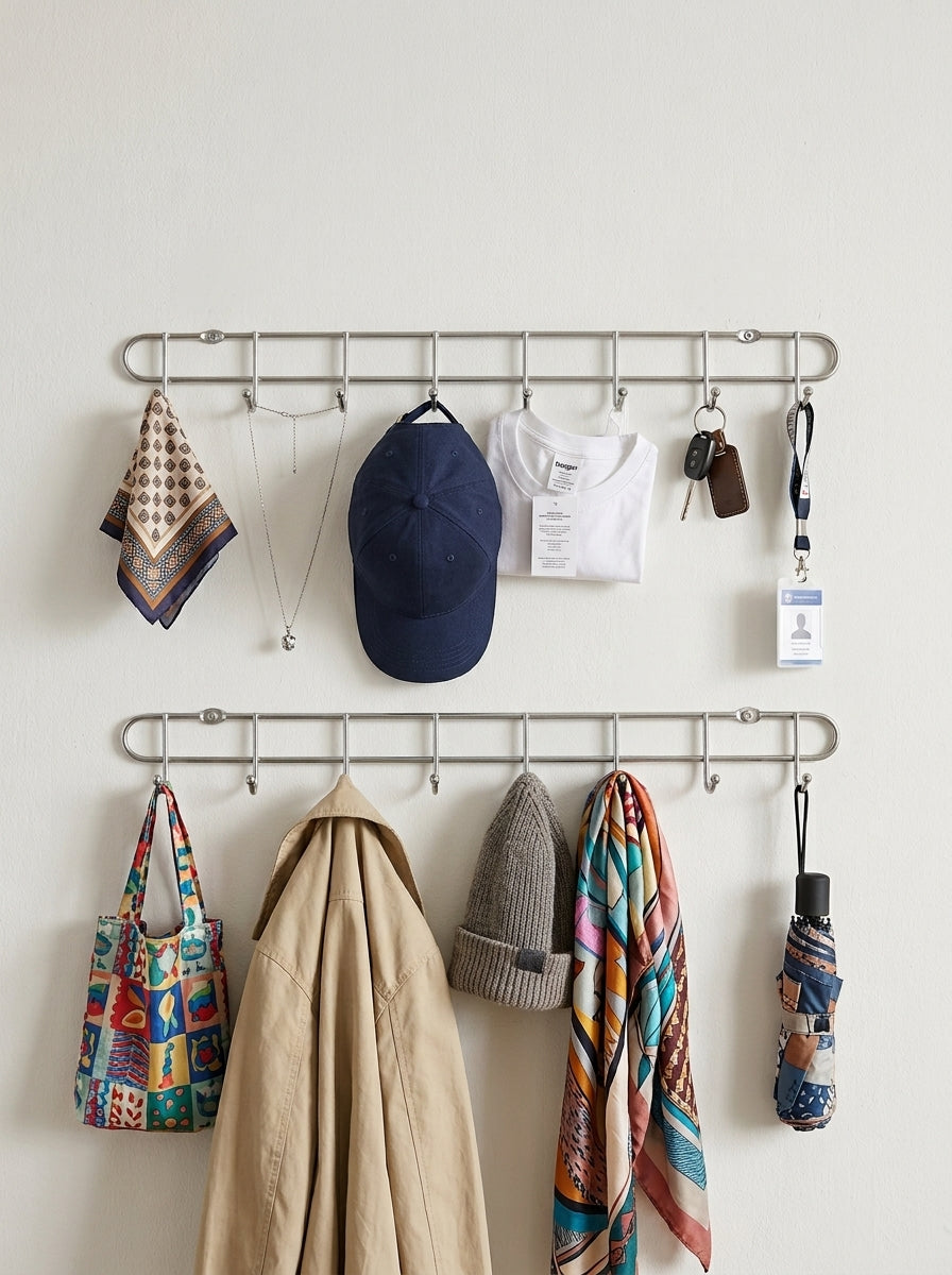Stainless Steel Wall Hook Rack