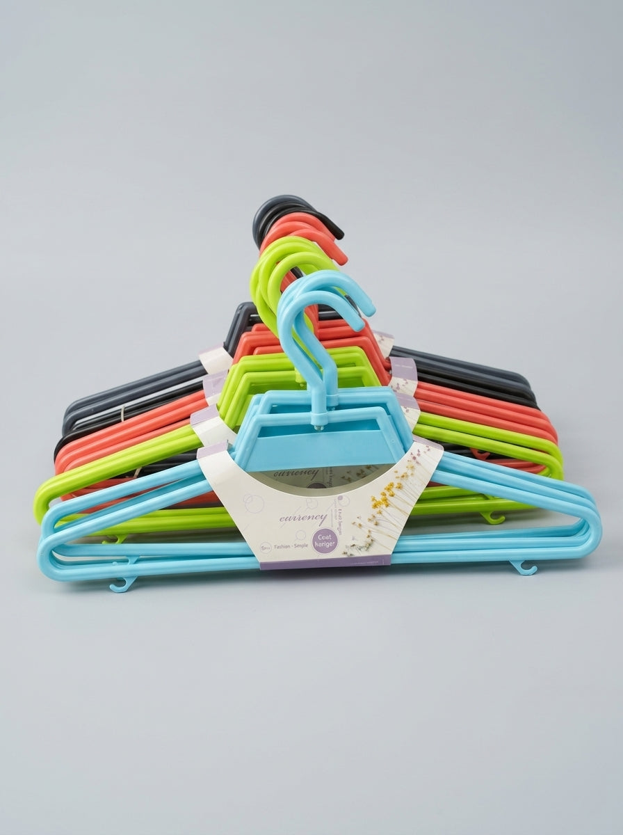 Colorful Plastic Garment Hangers