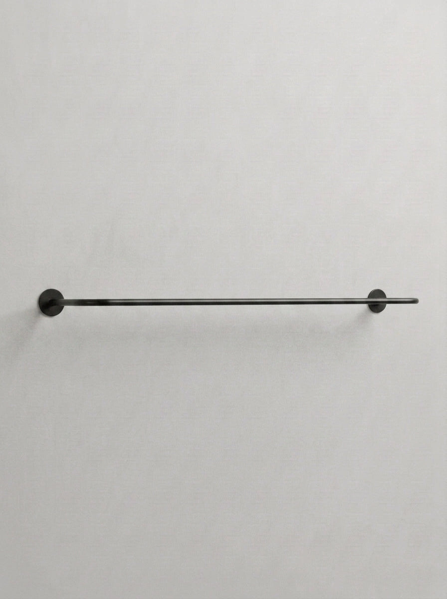 Wall-Mounted Thin Handle Clothing Rail