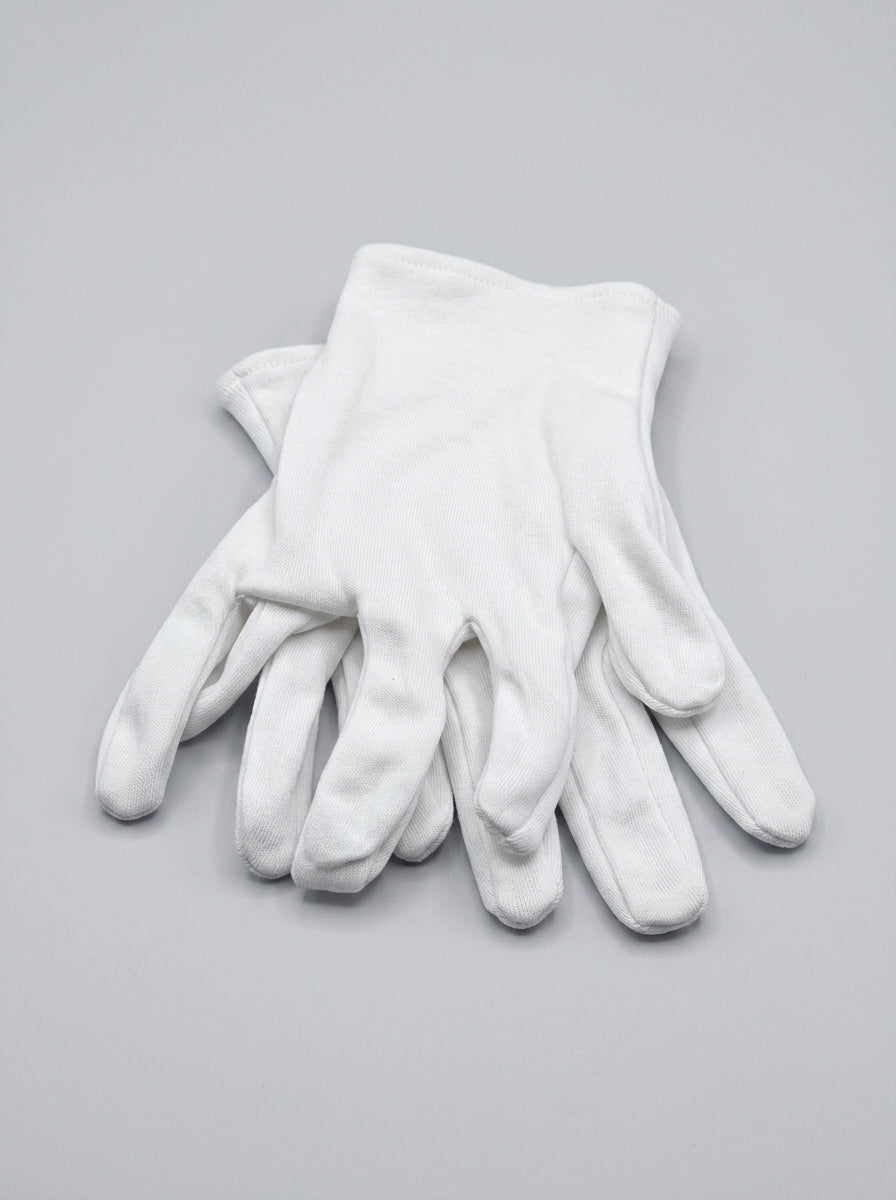 Premium White Cotton Inspection Gloves