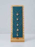Aura multi-necklace bamboo display stand – photo 2
