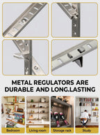 Metal Rack Clamps – Shelf Track Support (12pcs)