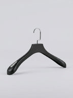 Premium black garment hanger – matte black boutique hangers Tanzania