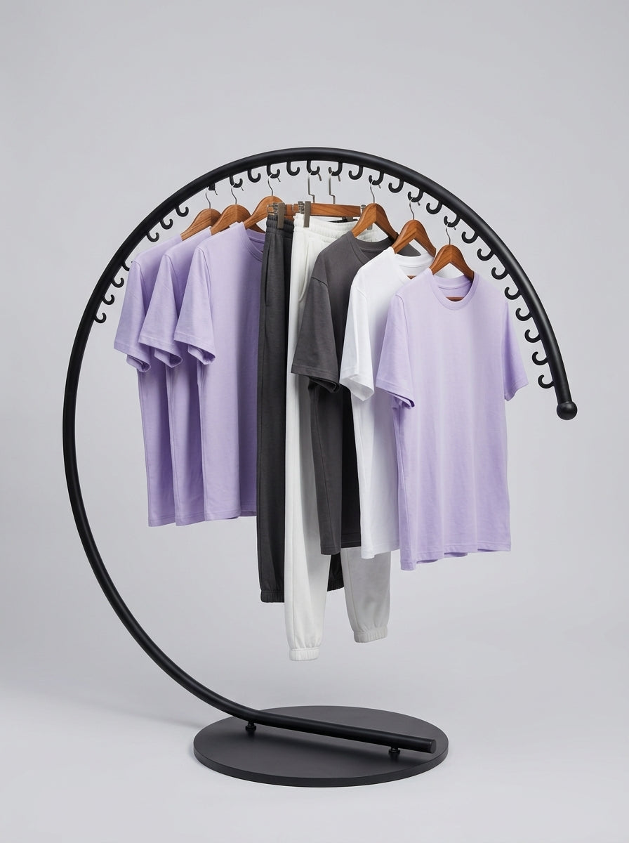 Circular Clothing Display Rack