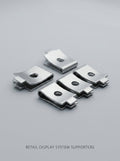 Metal Rack Clamps – Shelf Track Support (12pcs)