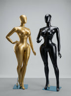 BBL Glossy Black Mannequin Pair
