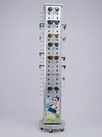 Rotating Eyewear Display Stand – Silver