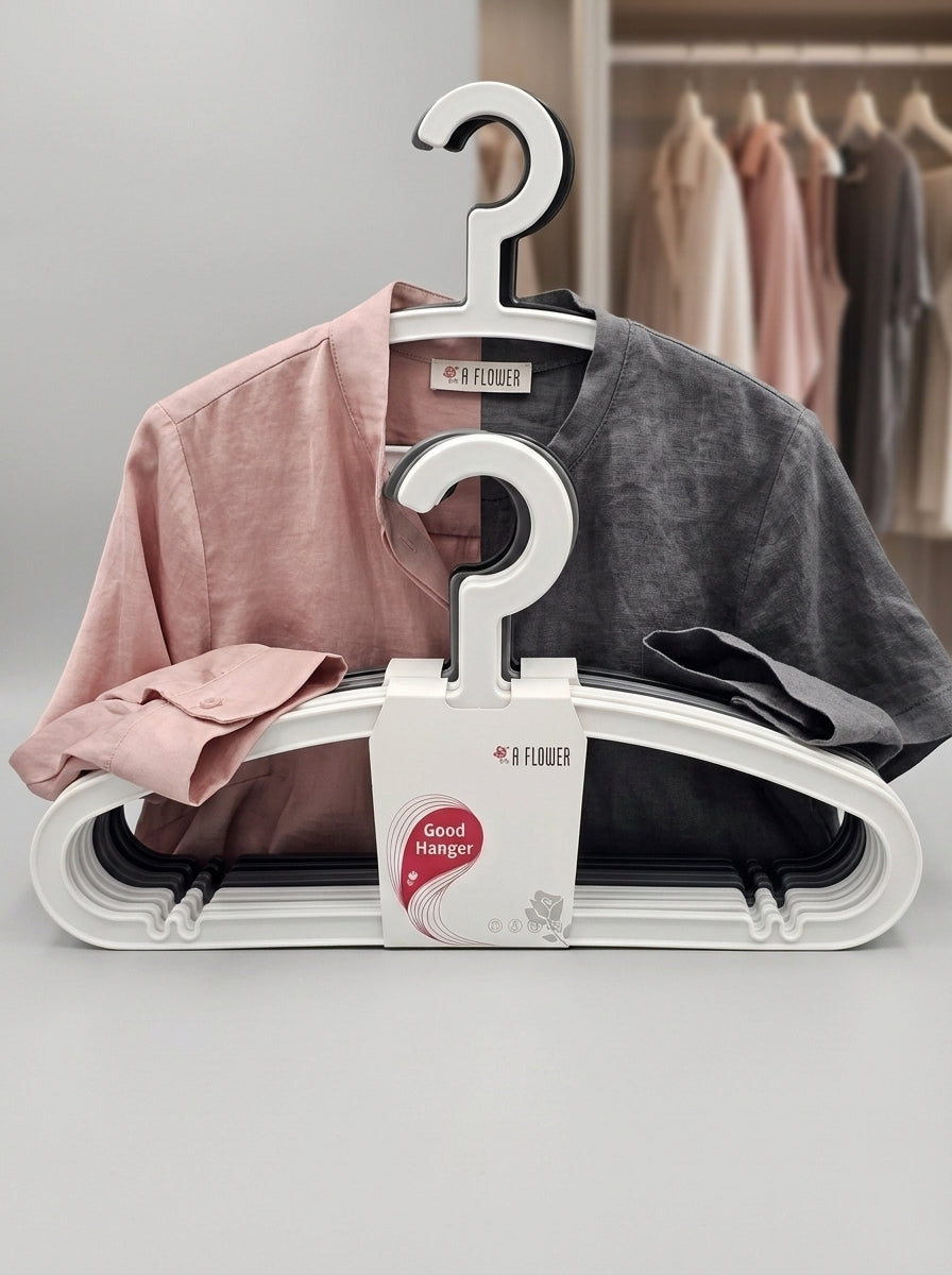 A Flower premium plastic garment hangers – photo 8