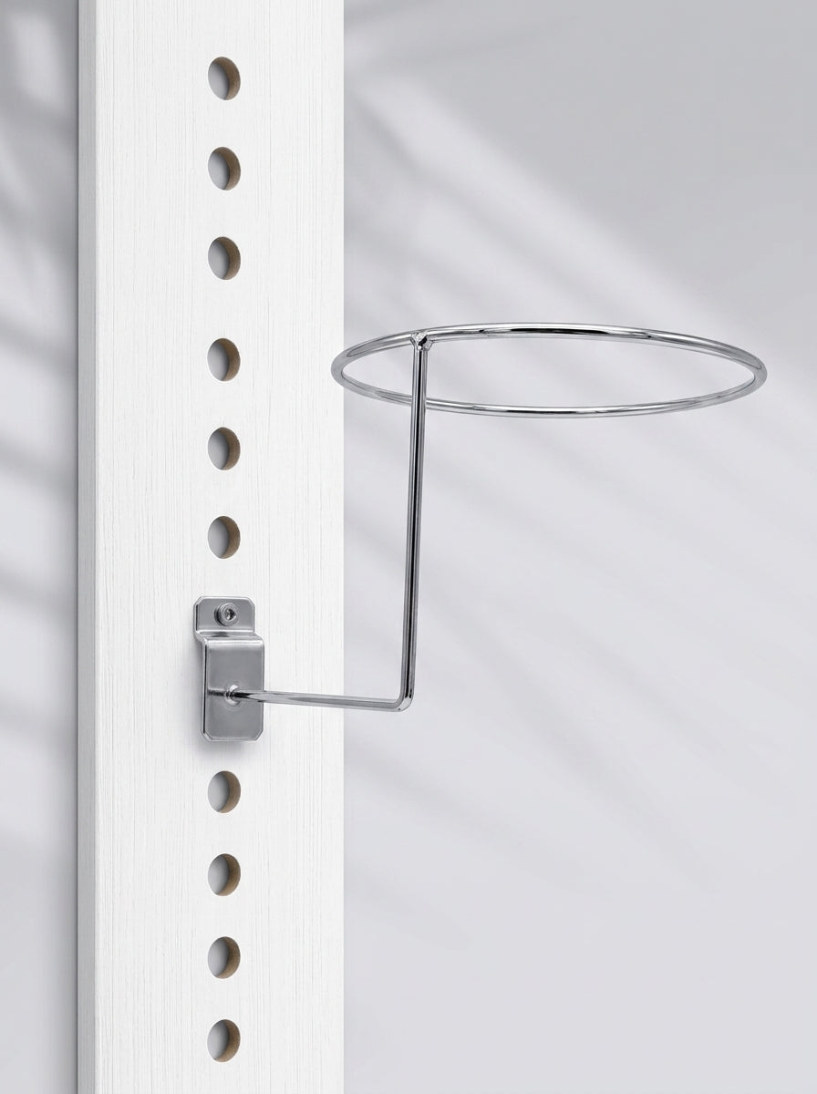 Chrome Ring Handles – Retail Display Hardware (Set of 12)
