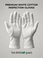 Premium White Cotton Inspection Gloves