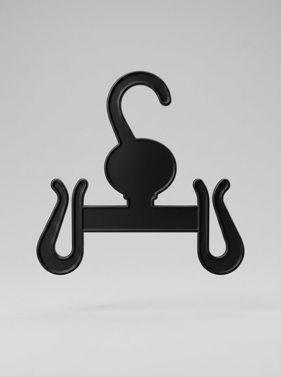 Black Slipper Hanger – Set of 10