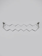 Chrome Zigzag Shoe Display Rack1