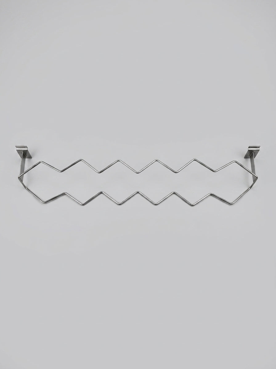 Chrome Zigzag Shoe Display Rack1