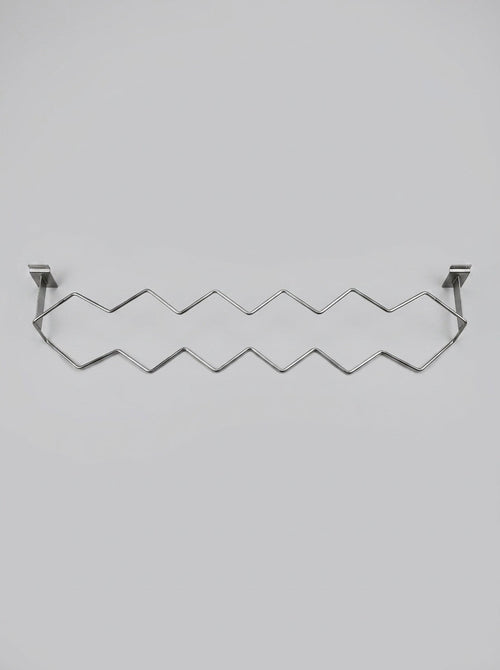 Chrome Zigzag Shoe Display Rack1
