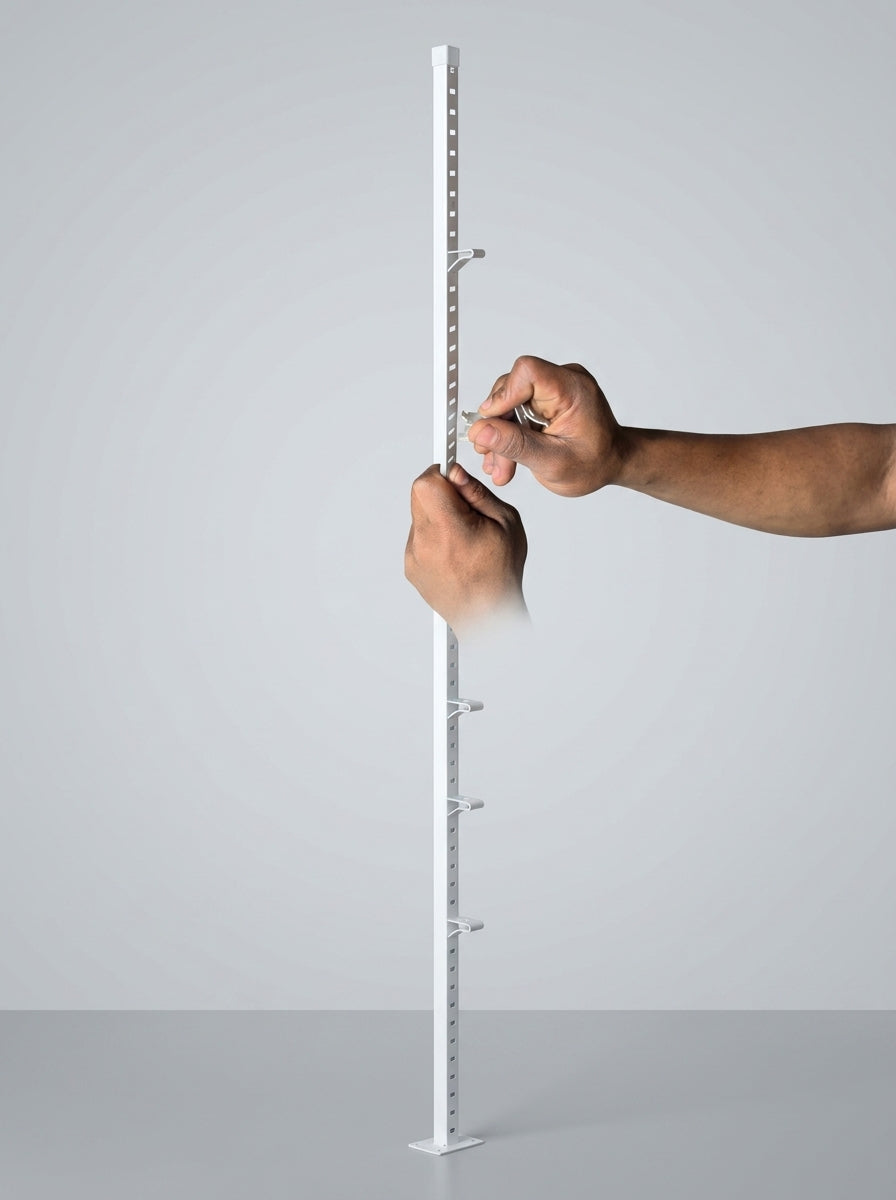 Adjustable Shelf Track Rail