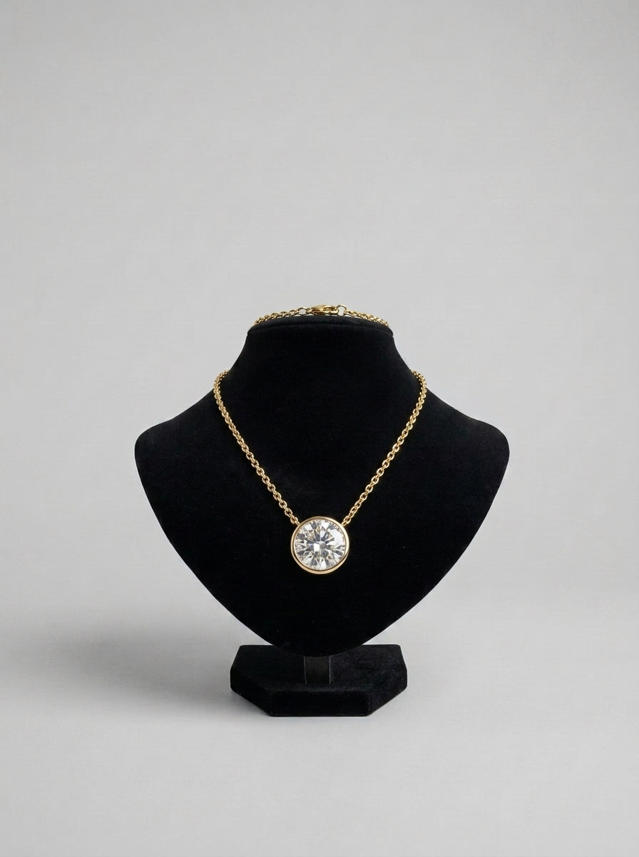 Velvet necklace display small – photo 3