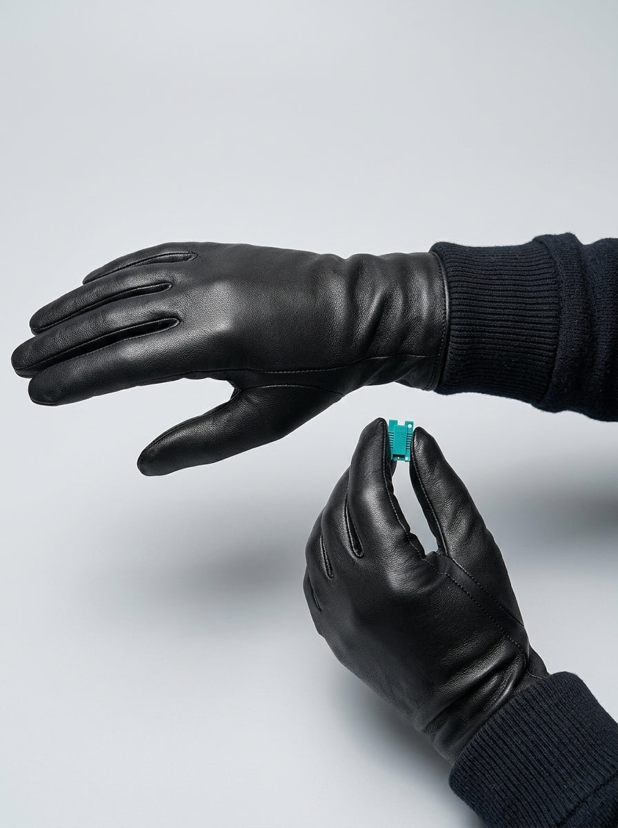 Black Rubber Gloves