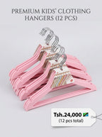 Premium Kids' Clothing Hangers (12 pcs)