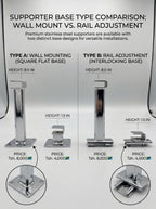 Stainless Steel Adjustable Display Support Stand
