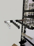 Premium Ball Waterfall Hooks – Forward-Angled Arm (Crossbar Top-Hook Mount)