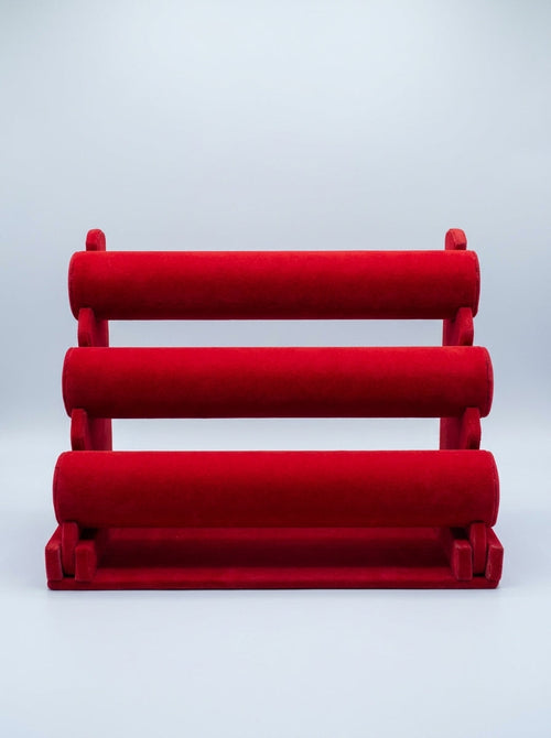 3-Tier Velvet Bracelet & Watch Display Stand