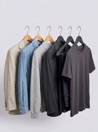 Plastic Clothes Hangers – Wooden Look