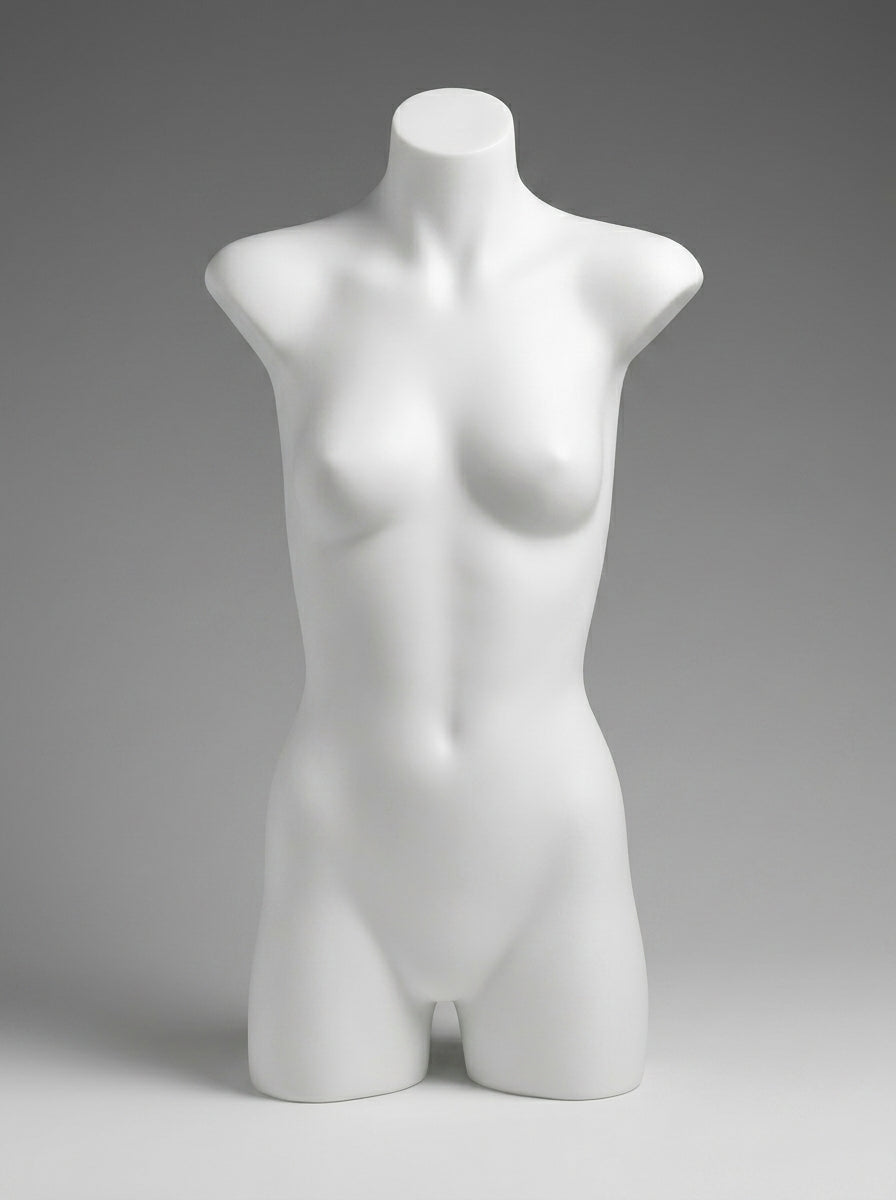 White Female Torso Mannequin